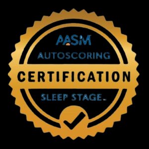 AASM Autoscoring Sleep Stage Certification badge